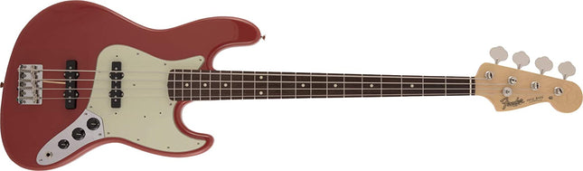 Fender Japan Traditional II 60s Jazz Bass Guitar, Rosewood Fretboard with FREE Gig Bag - Fiesta Red