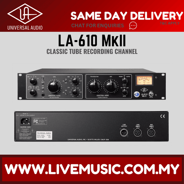 Universal Audio LA-610 Mk II Tube Channel Strip (  LA-610-MkII /  LA610 MkII )