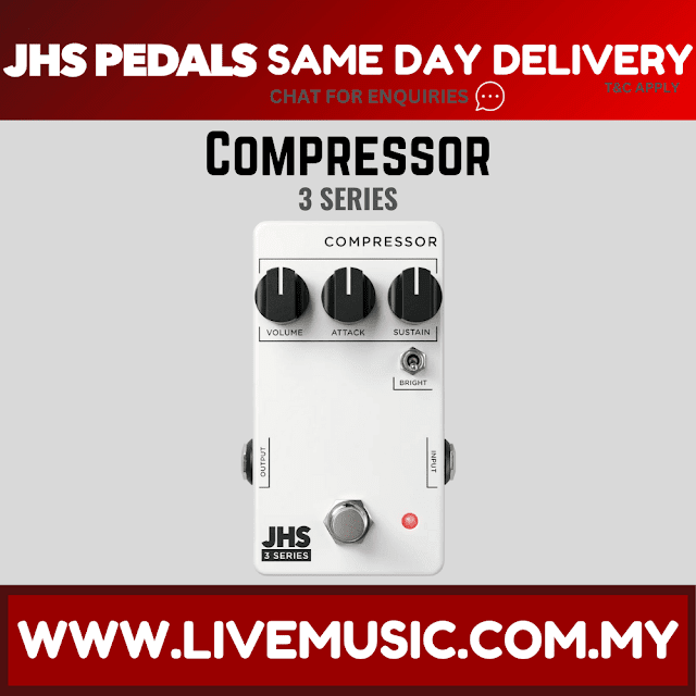 JHS 3 Series Compressor Guitar Effects Pedal