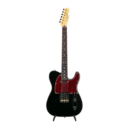 Fender FSR Collection Hybrid II Telecaster Electric Guitar, RW FB, Trans Black