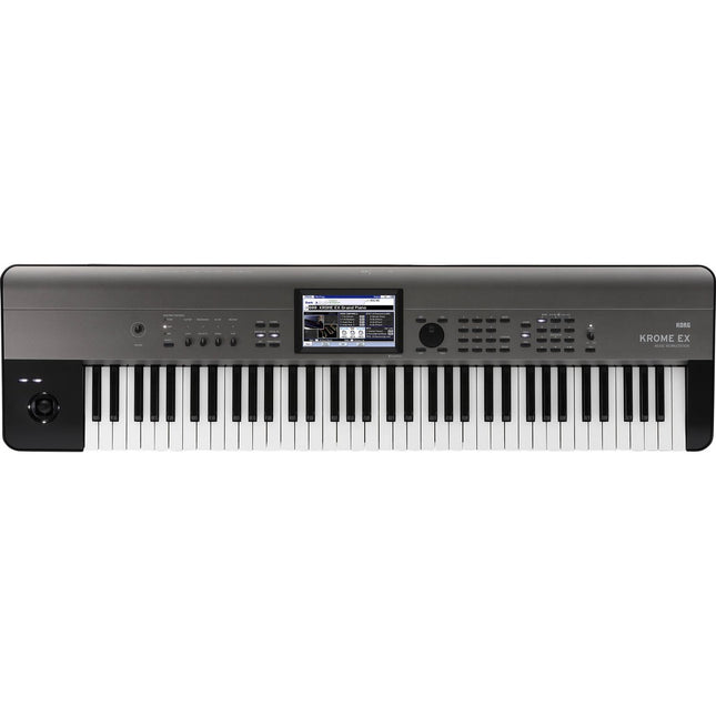 Korg Krome-73 EX - Synthesizer Workstation with FREE Adapter (Krome 73/Krome73)