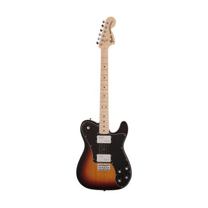 Fender Japan Traditional II 70s Telecaster Deluxe Electric Guitar, Maple Fretboard with Gig Bag - 3-Tone Sunburst