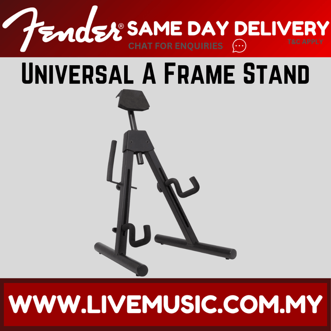 Fender Universal A-Frame Electric Guitar Stand - Black