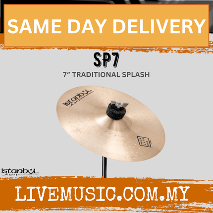 Istanbul Agop SP7 7" Traditional Splash Cymbal (SP 7/SP-7)
