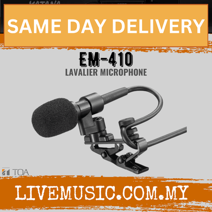 TOA EM-410 Lavalier Microphone ( EM410 / EM 410 )