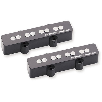 Seymour Duncan SJB-3S Quarter-pound Jazz Bass Pickup Set - Black (SJB3S)