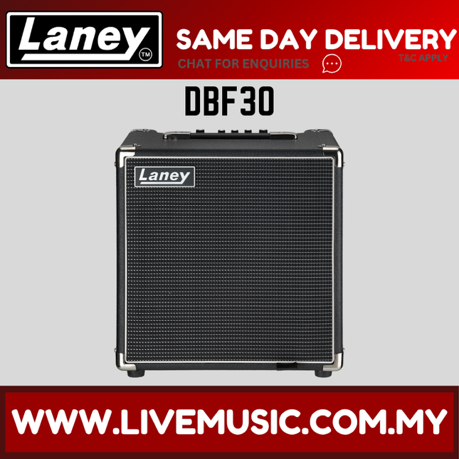 Laney DBF30 30-watt Digbeth Foundry 1x8in Bass Guitar Combo ( DBF-30 DBF 30 )