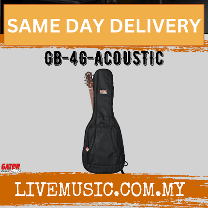 Gator GB-4G Acoustic 4G Series Gig Bag for Acoustic Guitar (GB4GAcoustic / GB4G )
