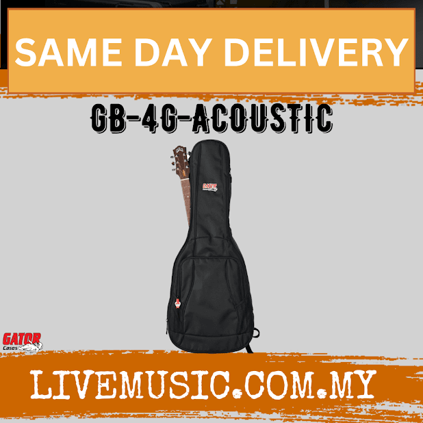 Gator GB-4G Acoustic 4G Series Gig Bag for Acoustic Guitar (GB4GAcoustic / GB4G )