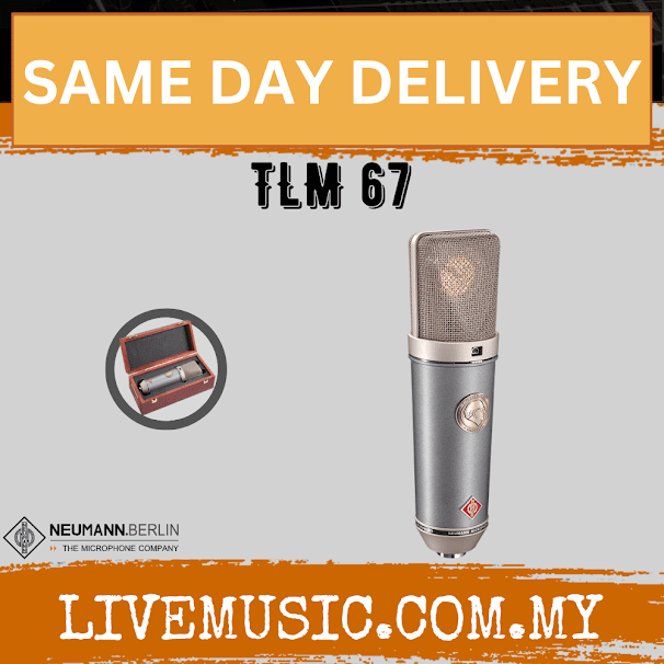 Neumann TLM 67 Large-Diaphragm Multipattern Condenser Microphone (TLM67)