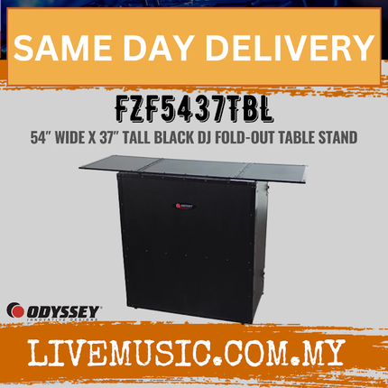 Odyssey FZF5437TBL Foldout DJ Table Stand