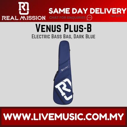 Real Mission Venus Plus-B Electric Bass Guitar Bag ( VENUSPLUSB VENUS-PLUS VENUS+ )