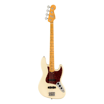 Fender American Professional II Jazz Bass Electric Guitar, Maple Fretboard - Olympic White
