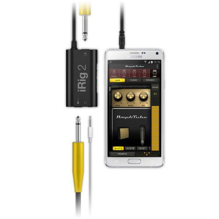 IK Multimedia iRig 2 - Analog Guitar Interface for iOS and Mac (iRig2)