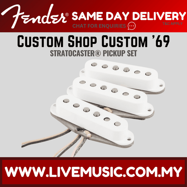 Fender Custom Shop 1969 Stratocaster Pickups, Set of 3