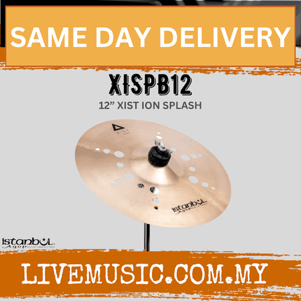 Istanbul Agop XISPB12 12" Xist Ion Brilliant Splash Cymbal (XISPB 12/XISPB-12)