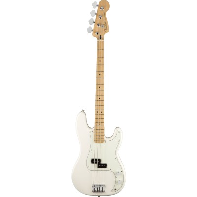 Fender Player Precision Bass Electric Guitar, Maple Fretboard - Polar White