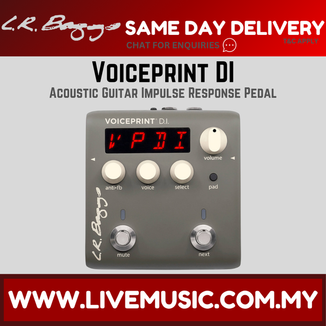 LR Baggs Voiceprint Acoustic D.I./Foot Pedal with Voiceprint Technology and Acoustic