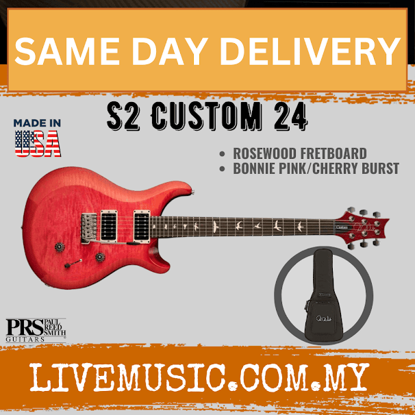 PRS S2 Custom 24 Electric Guitar w/Bag Rosewood FB