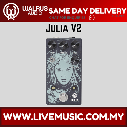 Walrus Audio Julia Analog Chorus & Vibrato V2 Guitar Effects Pedal