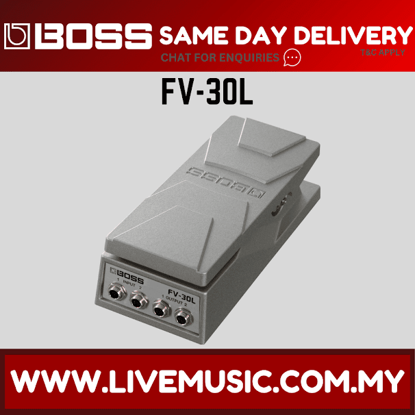 Boss FV-30L - Foot Volume Effect Pedal (FV30L/FV30H/FV-30HFV30)