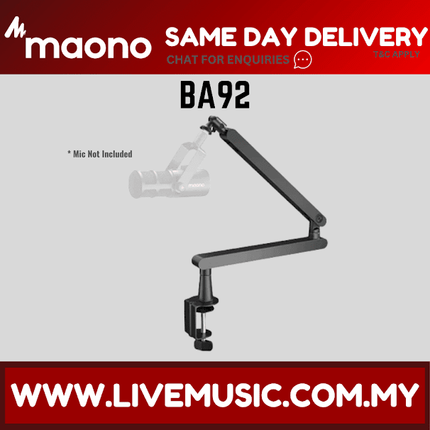Maono BA92 Microphone Suspension Boom Arm Stand ( BA-92 / BA 92 ) Replace BA90 / BA-90
