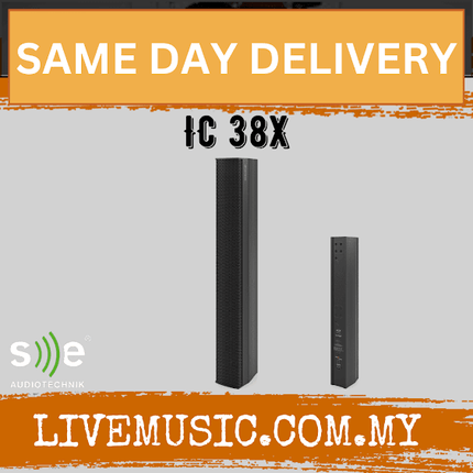 Se Audiotechnik IC 38X Column Speaker Each - Black (IC38X IC-38X)