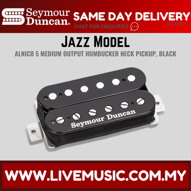 Seymour Duncan SH-2N Jazz Model Humbucker Pickup - Black (SH2N)