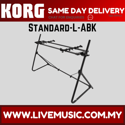 KORG SEQUENZ STANDARD-L-ABK KEYBOARD STAND ( STANDARD L ABK / STANDARDLABK )