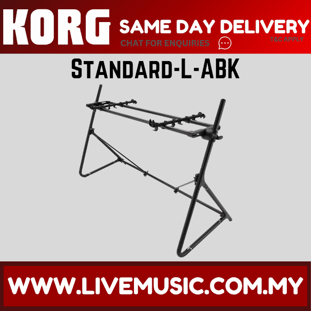 KORG SEQUENZ STANDARD-L-ABK KEYBOARD STAND ( STANDARD L ABK / STANDARDLABK )
