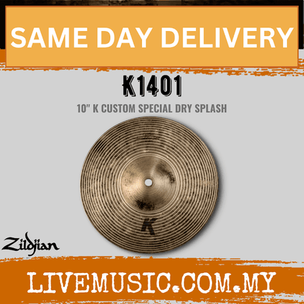Zildjian 10" K Series Custom Special Dry Splash Cymbal (K1401)