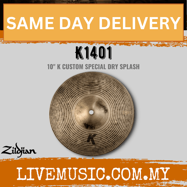 Zildjian 10" K Series Custom Special Dry Splash Cymbal (K1401)