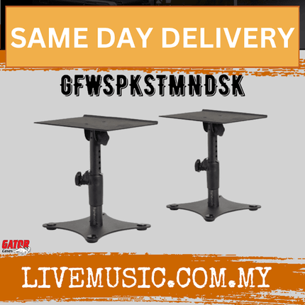 Gator Frameworks Desktop Studio Monitor Stand (GFWSPKSTMNDSK)