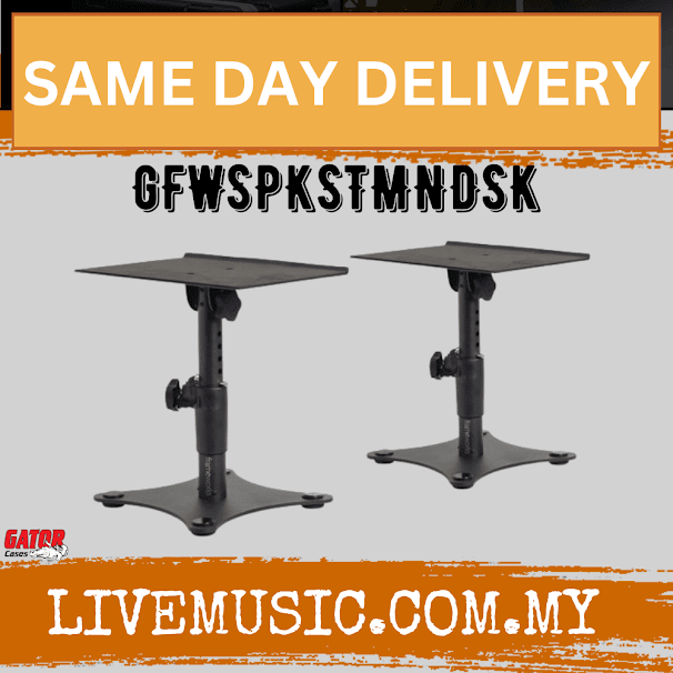 Gator Frameworks Desktop Studio Monitor Stand (GFWSPKSTMNDSK)