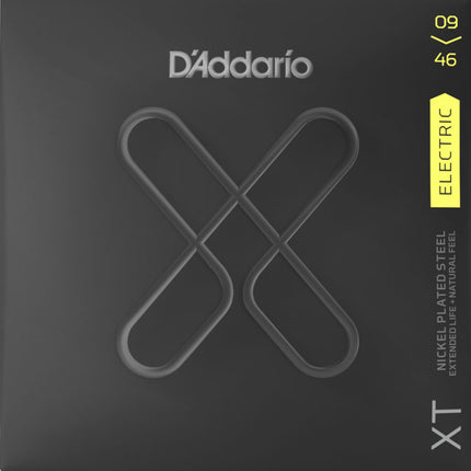D'Addario XTE0946 - XT Electric Nickel Plated Steel Strings, Super Light Top/Regular Bottom (9-46)(Daddario)
