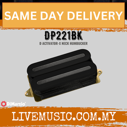 DiMarzio DP221BK Activator X Neck - Black (DP221 BK/DP221-BK)