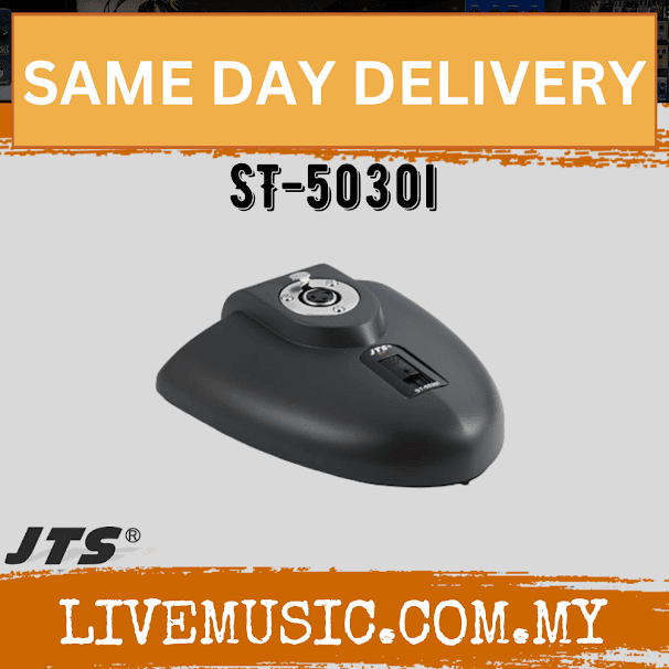 JTS ST-5030I 3 Pin XLR Universal Gooseneck Microphone Base (ST5030I ST 5030I)