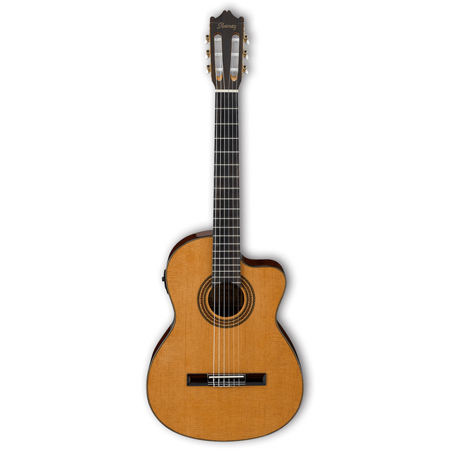 Ibanez GA6CE-AM Acoustic-Electric Classical Guitar - Amber High Gloss ( GA6CE AM / GA6CEAM )