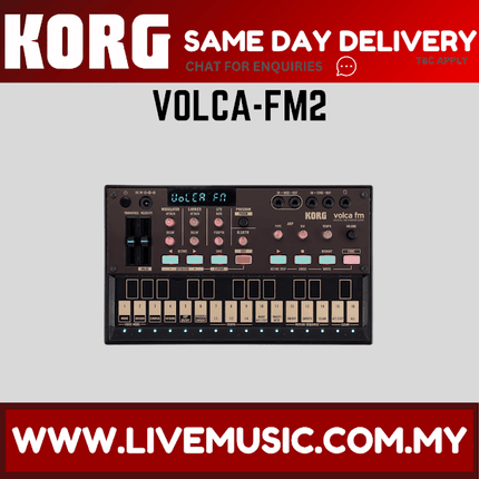 KORG VOLCA-FM2 DIGITAL FM SYNTHESIZER ( VOLCA FM2 / VOLCAFM2 )