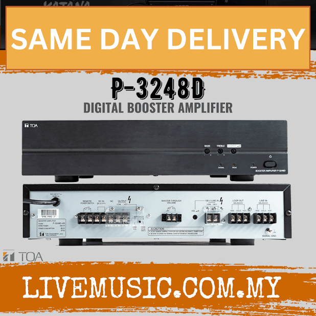 TOA P-3248D Digital Booster Amplifier ( P3248D / P 3248D )