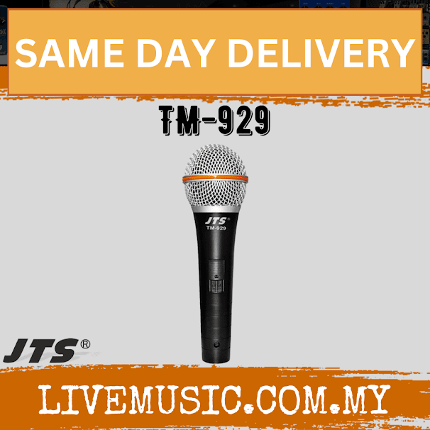 JTS TM-929 Dynamic Vocal Microphone ( TM929 / TM 929 )