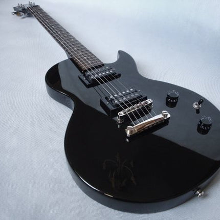 Cort CR50 Electric Guitar Jatoba Fretboard with Gig Bag - Black (CR-50/CR 50)