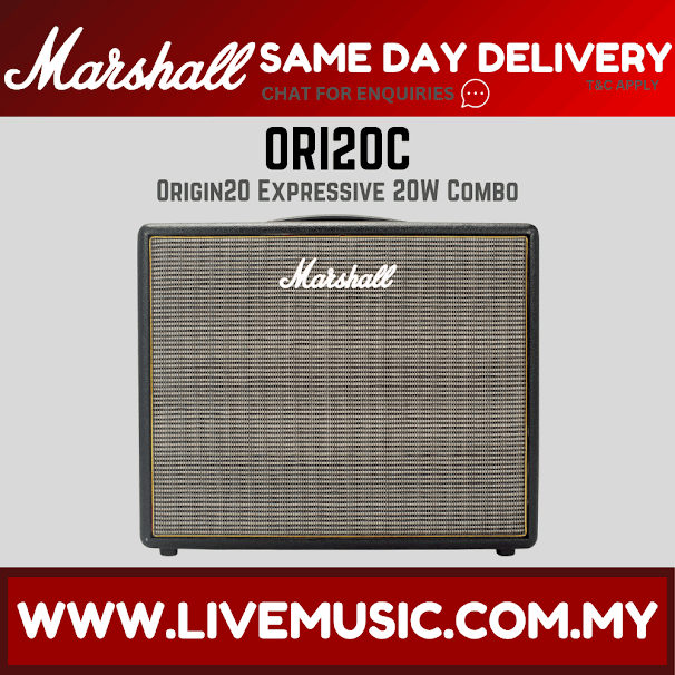 Marshall Origin ORI20C-E - 20 watt Tube Guitar Combo Amplifier (ORI20C/ORI20CE)
