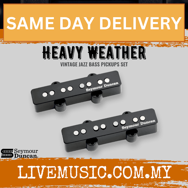 Seymour Duncan 11401-06 Heavy Weather J-Bass Pickup Set