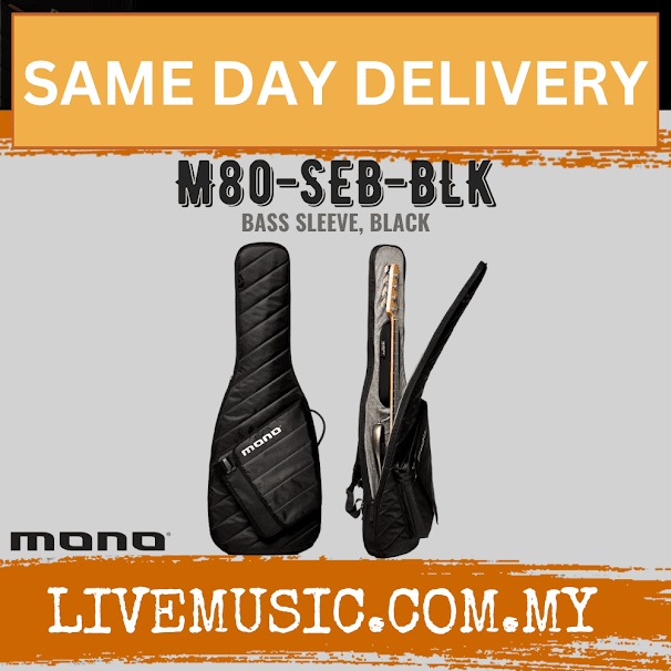 Mono M80 Sleeve Bass Guitar Bag - Black (M80-SEB-BLK)