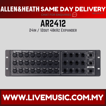 Allen & Heath AR2412 24x12 Main Remote Stage Rack ( AR-2412 / AR 2412 )