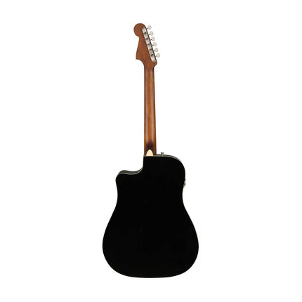 Fender California Redondo Player Left-Handed Slope-Shouldered Acoustic Guitar - Jetty Black