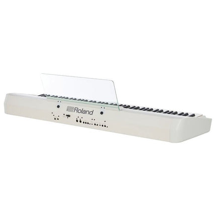 Roland FP-90X 88-key Digital Piano with DP-2, RH5 Headphones, Note Stand, Adapter - White ( FP90X /RH-5 / DP10)