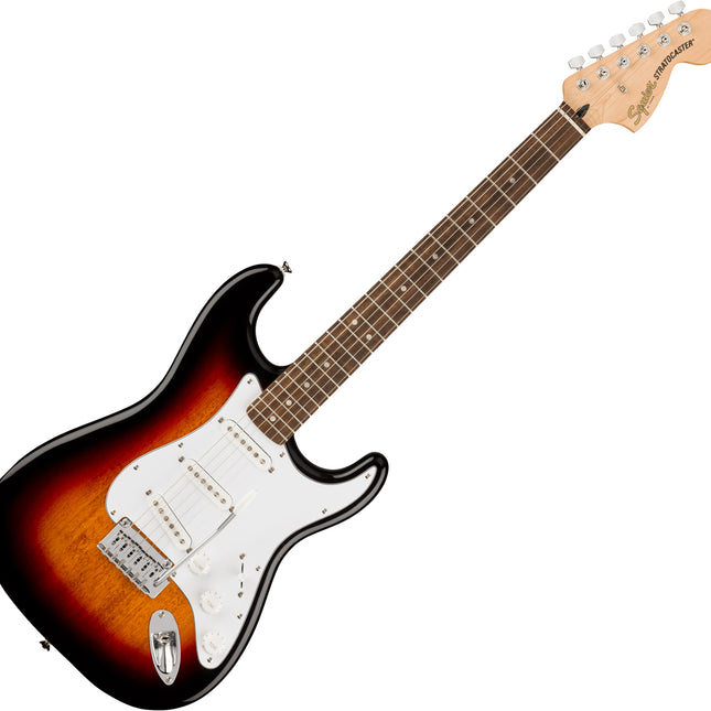 Squier Affinity Series Stratocaster Electric Guitar, Laurel Fretboard - 3-Color Sunburst