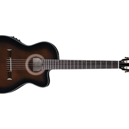 Ibanez GA35TCE-DVS Acoustic-Electric Guitar - Dark Violin Sunburst ( GA35TCE DVS / GA35TCEDVS )